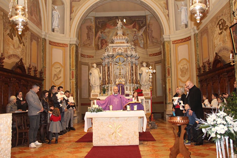 Interno chiesa Pradamano